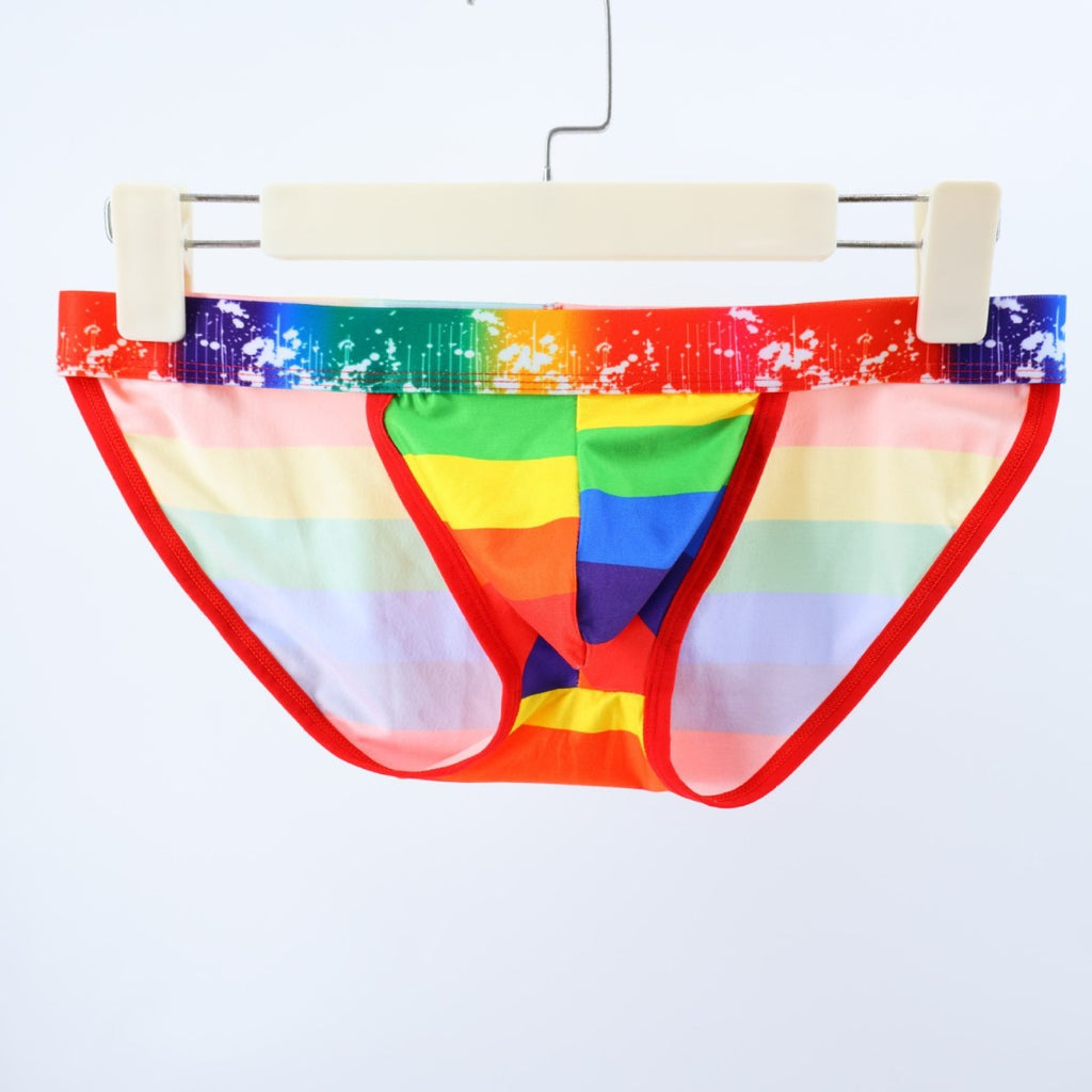 Men's Rainbow Triangle Side-vented Breathable Underwear