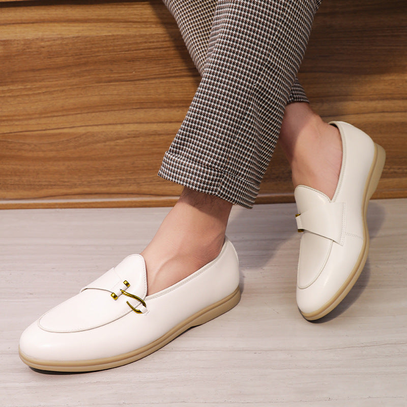 Versatile Breathable Casual Men's Leather Shoes