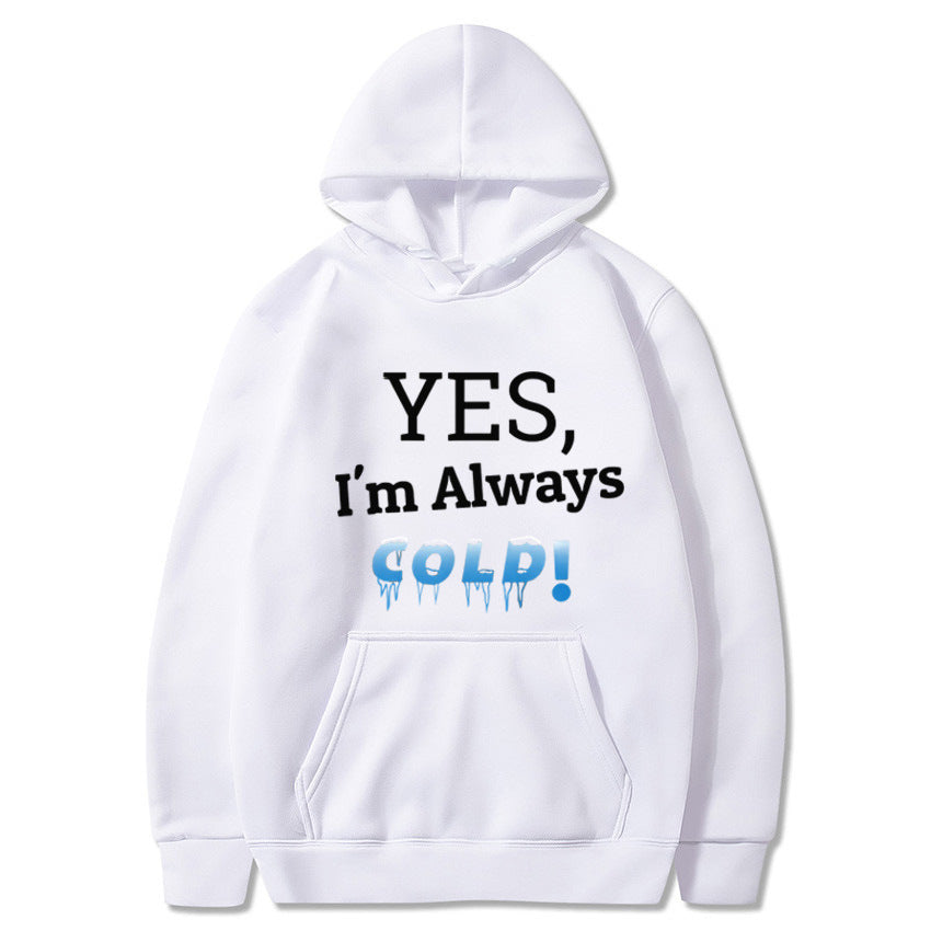 Lettered Casual Women's Loose Hooded Sweater Long Sleeve Shirt