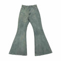 Crumpled Cat Beard Stacked Horn Mopping Jeans