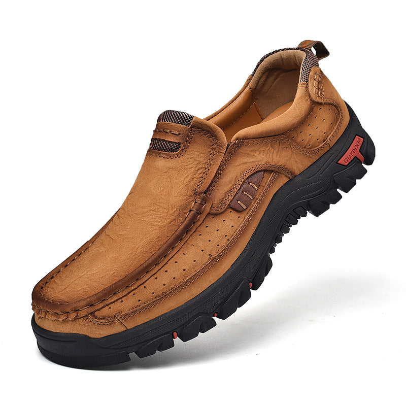 Men's Leather Large Size Casual Shoes
