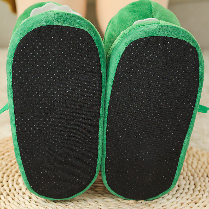 Animal Slippers Dancing Spoof Dinosaur Cotton Shoes Sand Carving