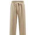 Loose Casual Jacquard Knit Straight-leg Men's Pants