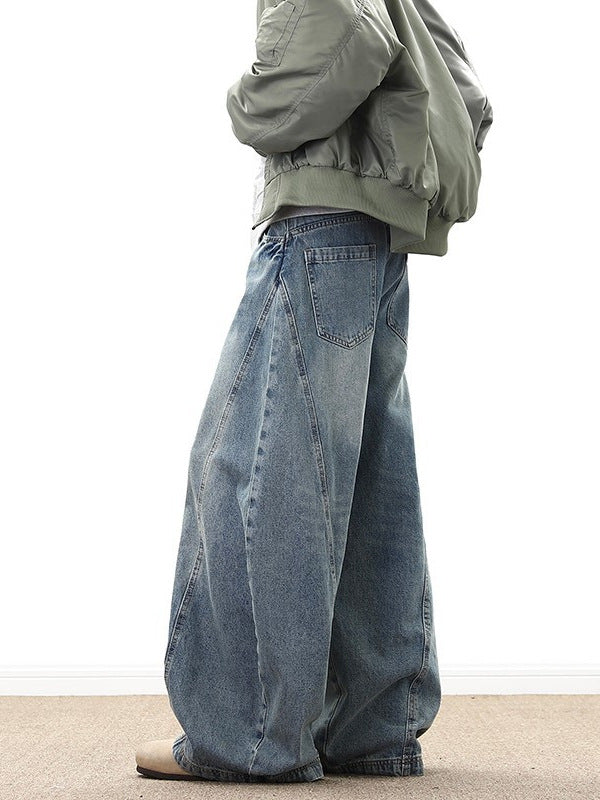 Men's And Women's American Retro Loose Pants