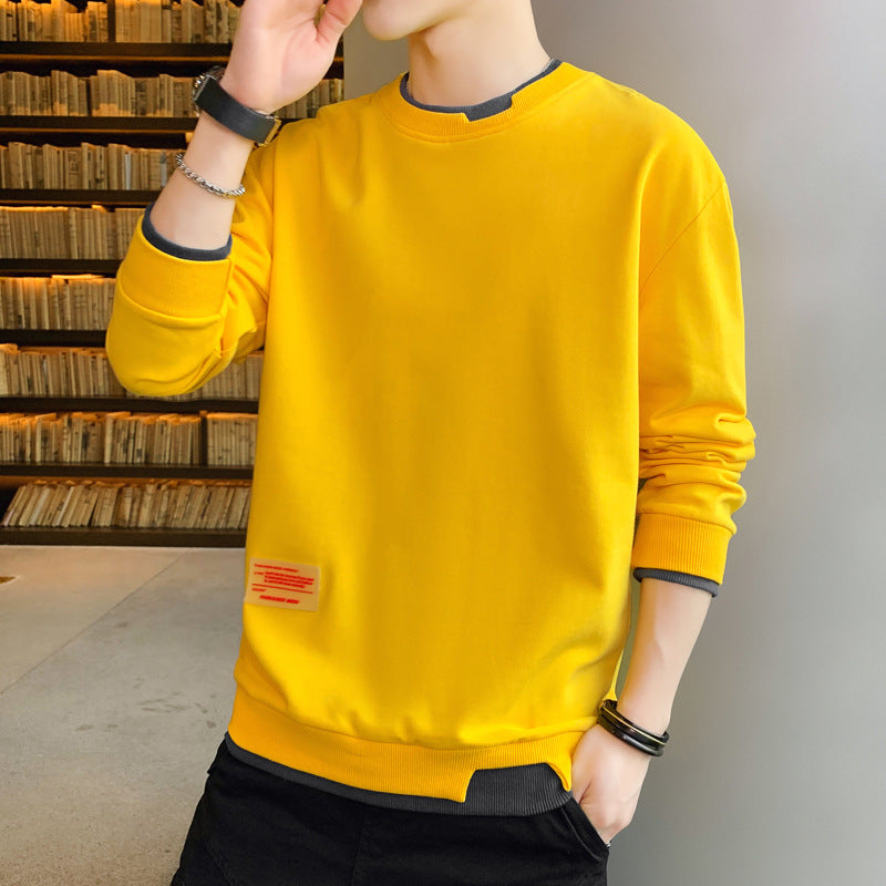 Korean Style Youth Student Round Neck Stretch Sweater