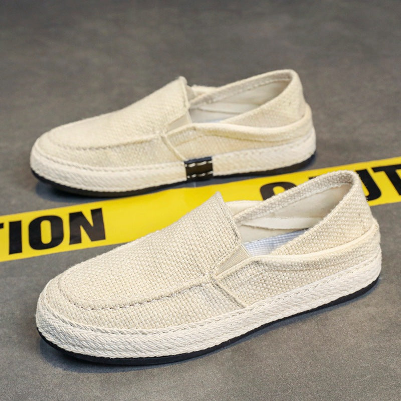 Summer Leisure Old Beijing Linen Cloth Shoes