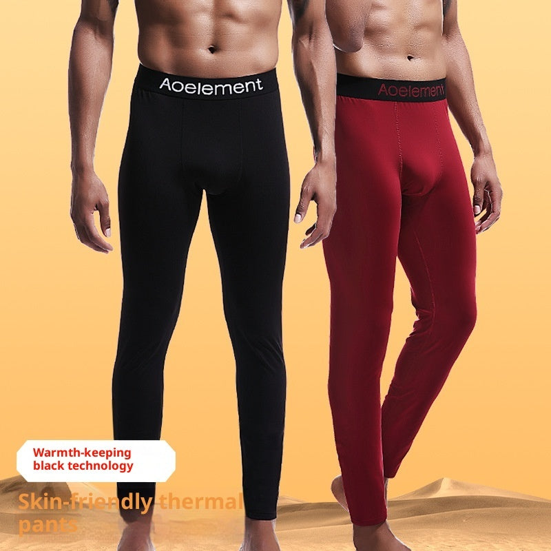 Men's Fleece-lined Autumn Pants Casual Warm Pants