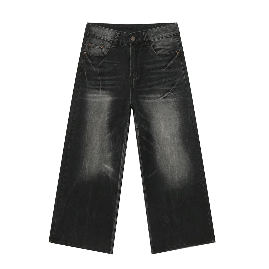 Men's American Retro Baggy Straight Trousers Fashion