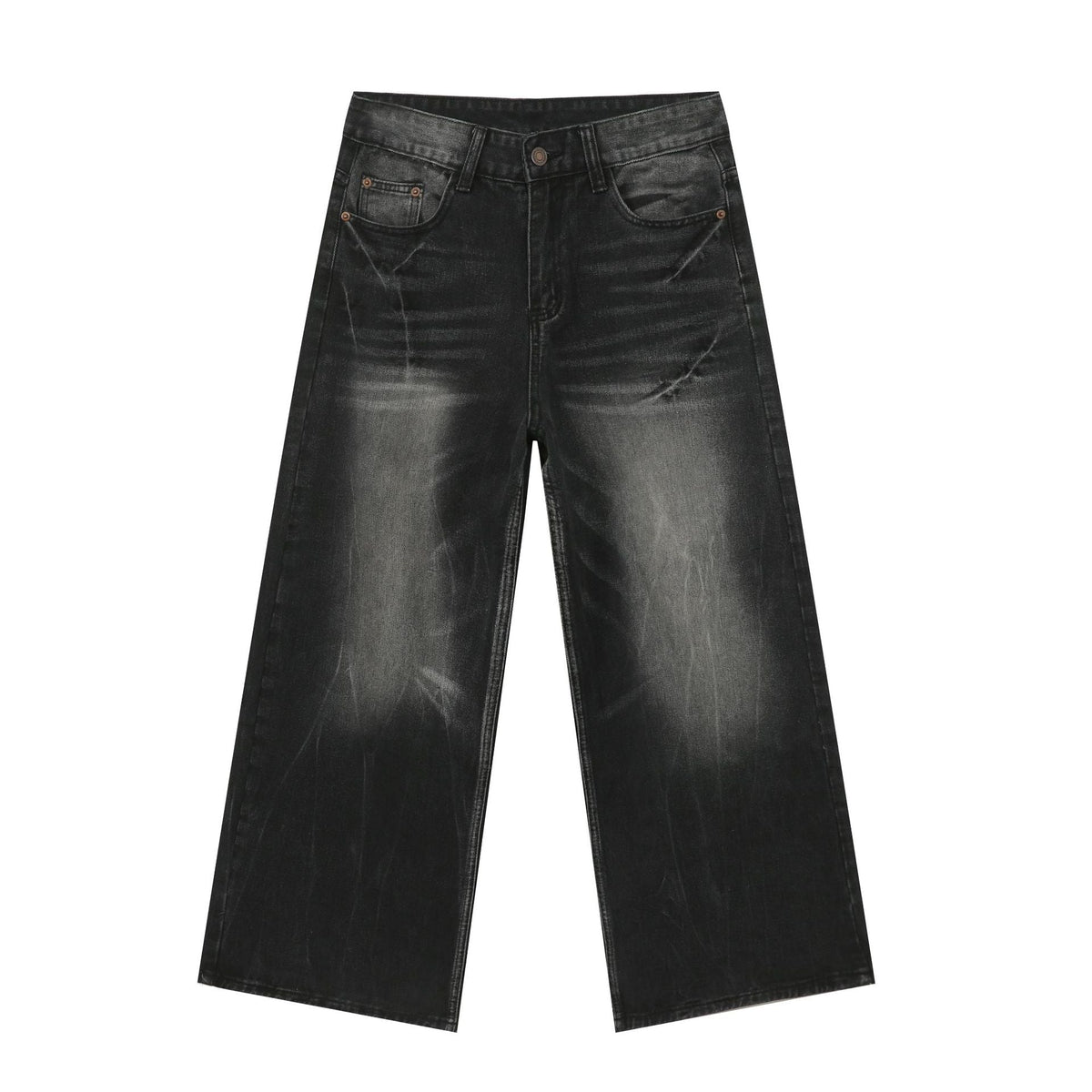 Men's American Retro Baggy Straight Trousers Fashion