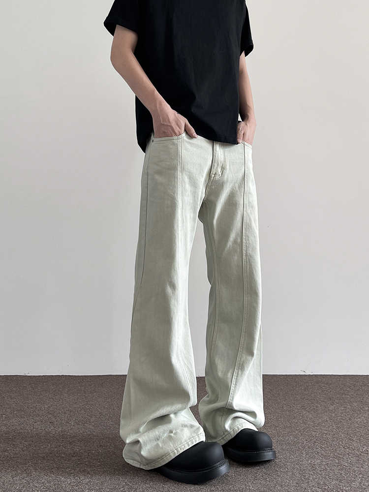 Deconstructing Design Sense Denim Men's Fashionable Straight Pants