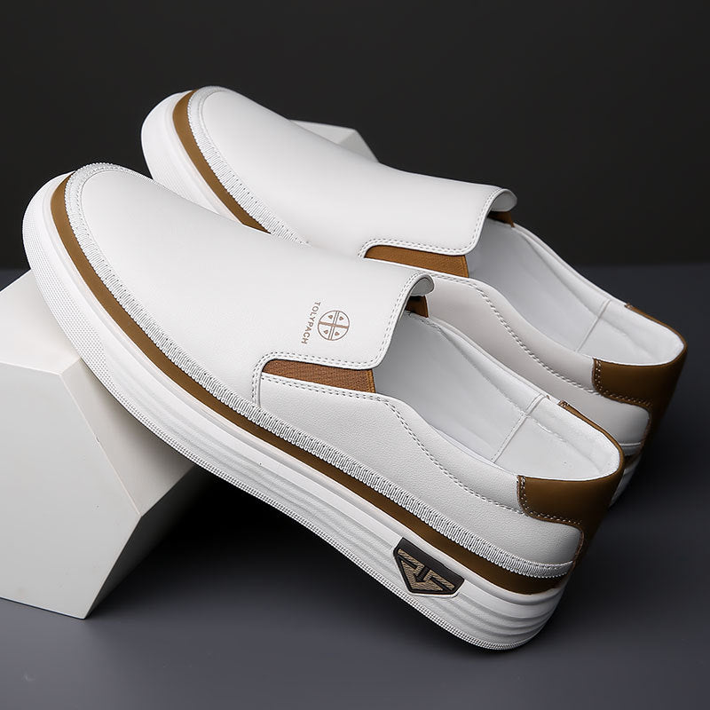 Lazy Slip On Men's Casual Leather Shoes