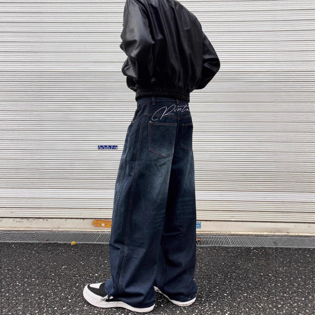 American Retro Machete Jeans For Men And Women