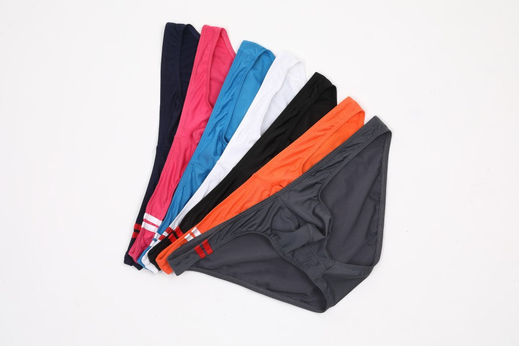 Men's Breathable Mesh Low Waist Briefs