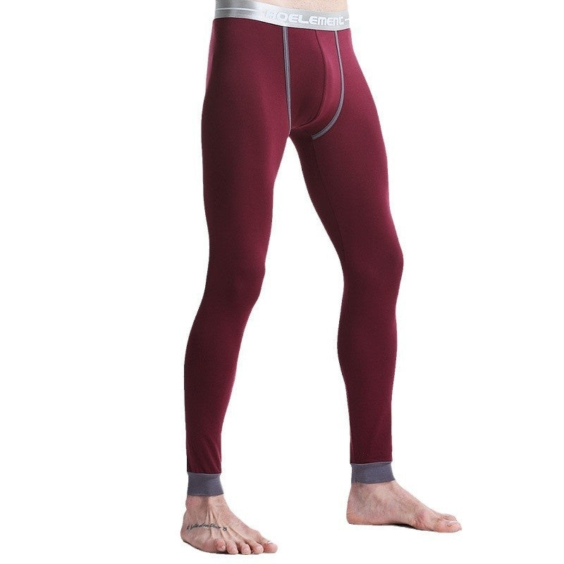 Cotton Slim-fit Mid-waist Thermal Leggings