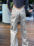 Low-rise Crossover Jeans