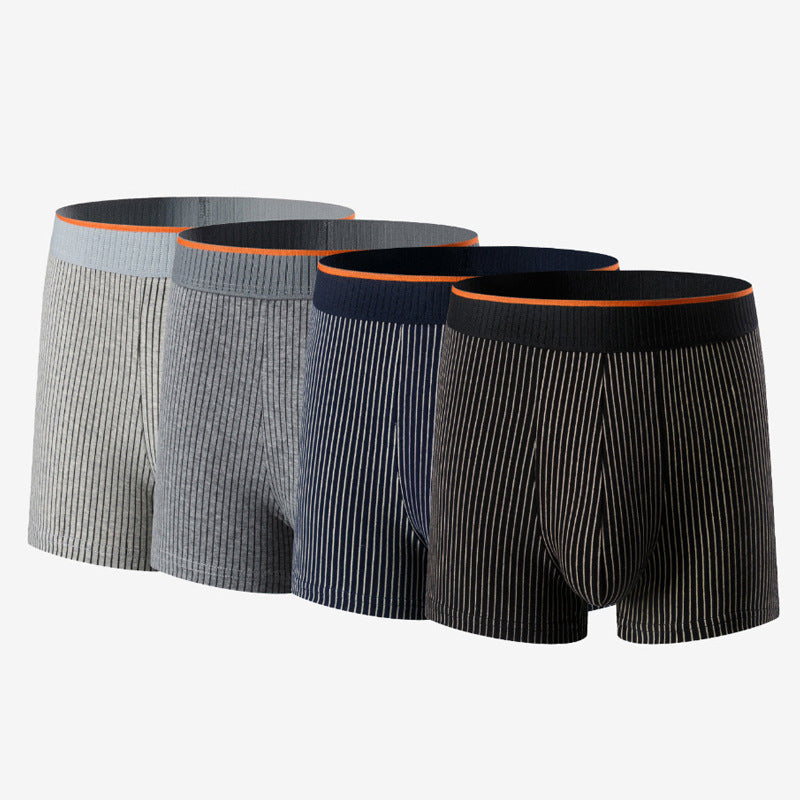 Men's Underwear Pure Cotton Boxer Brief Close-fitting Shorts