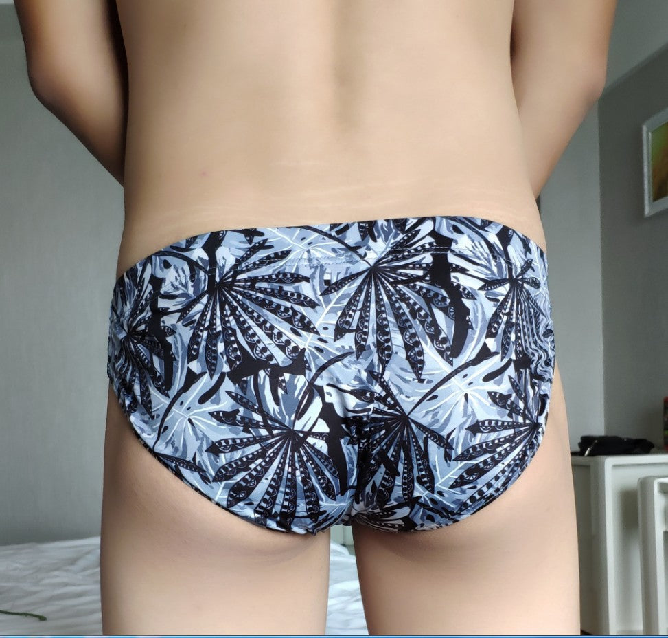 Men's Printed Trendy Briefs Tight Low Waist