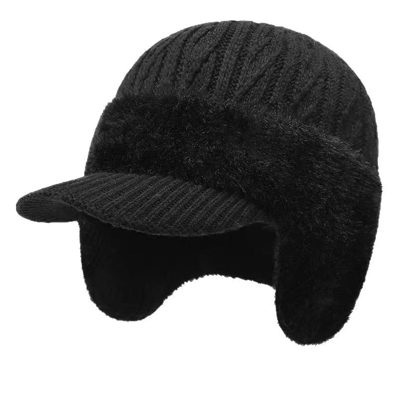 Winter New Men's Ear Protection Cold-proof Knitted Hat