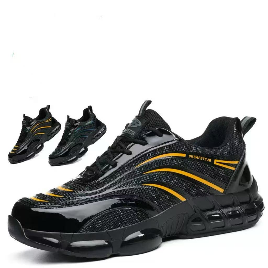 PU Leather Labor Protection Shoes With Anti-smashing Function