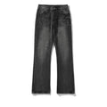 Plus Size Lightning Pattern Skinny Jeans