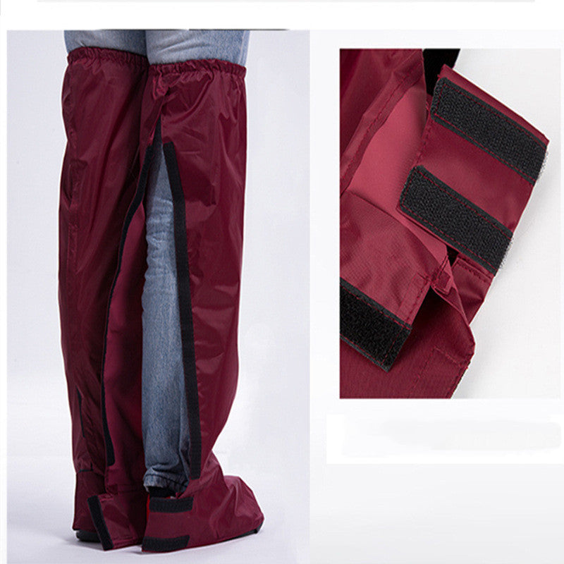Men's Waterproof Rain Pants And Shoes