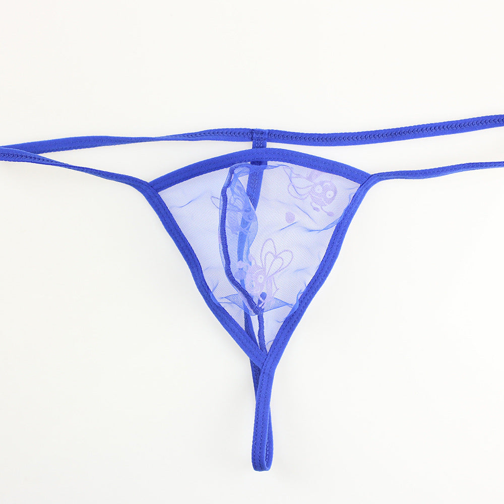 Transparent men's thong