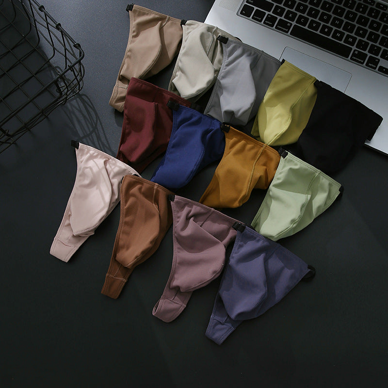 Low Waist Men's Underwear Integrated T Shape Underpants