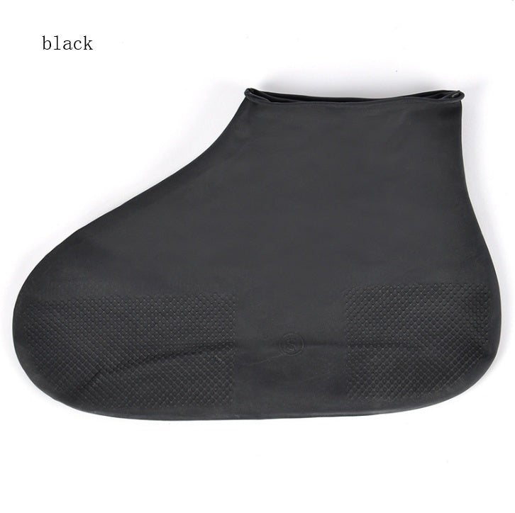 Rubber Anti-slip Waterproof Shoe Cover Reusable Rain Boot Motorcycle Bike Overshoe Blue Yellow for Men Women
