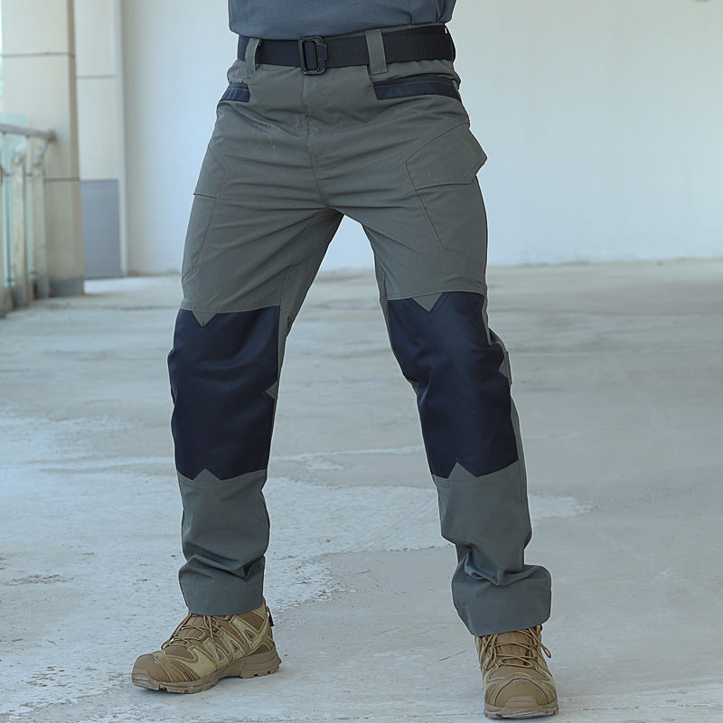 New Men's Workwear Loose Slim Stretch Waterproof Outdoor Tactical Pants