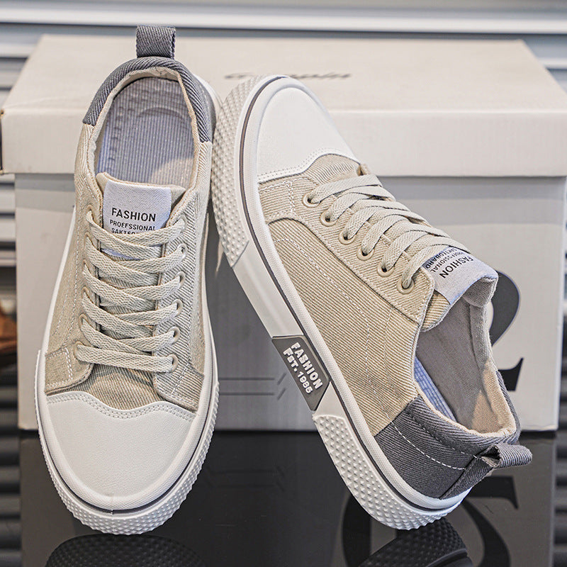 Breathable All-matching Skateboard Men's Soft Bottom Casual Sports Fashion Canvas Shoes