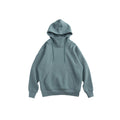 Stand-up collar oversize drop shoulder hoodie