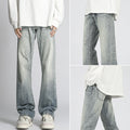 Men's American Water Washed Hole Bootcut Trousers