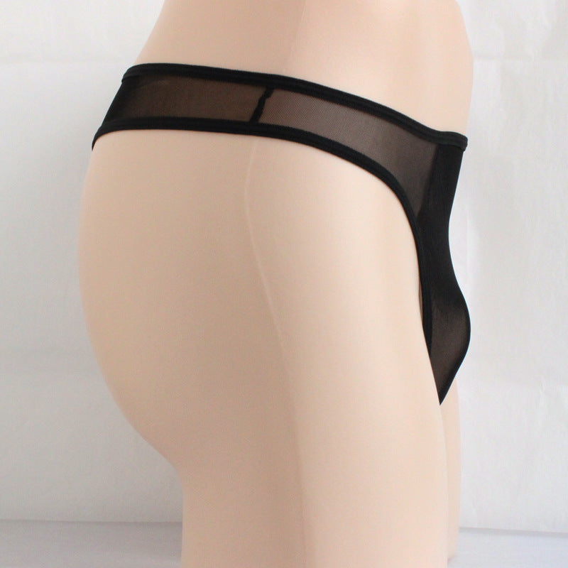Men's High Elastic Mesh See-through Thin Panties