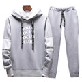 Hooded sweatshirt sports and leisure suit