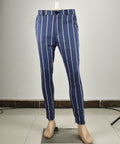 Striped men's casual pants