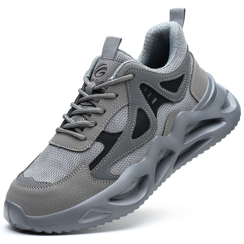 Summer Men's Labor Protection Shoes Deodorant And Breathable Lightweight
