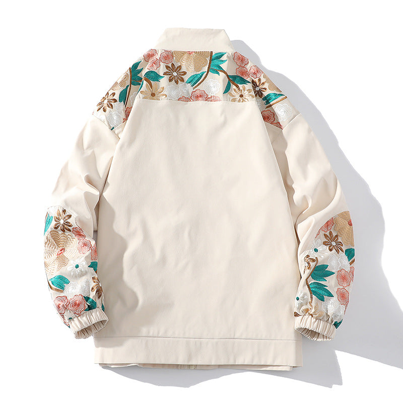 Fashion Casual Cool Embroidery Coat For Men
