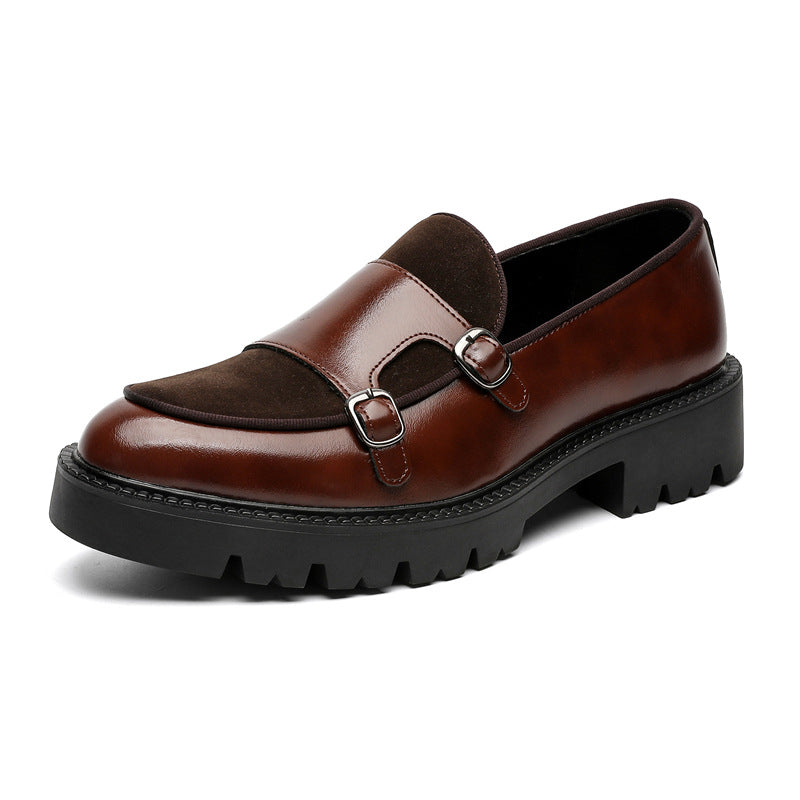 Slip-on Men's Thick Bottom Heighten Casual Shoes