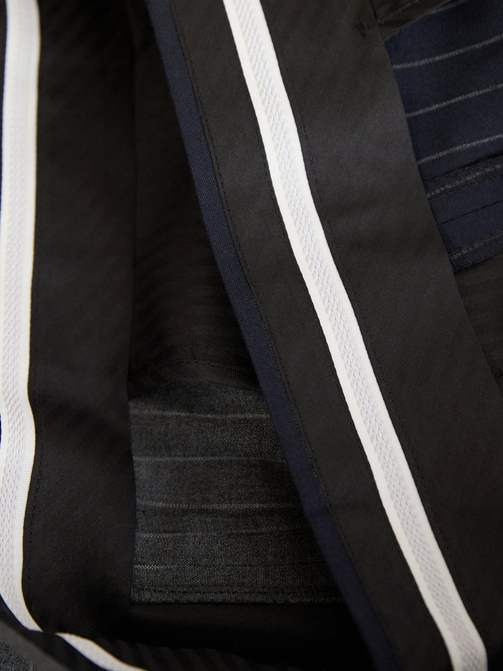 Italian Retro Men's Neapolitan Stripes High-waisted Trousers