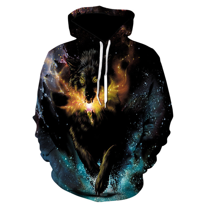 Printed Hooded Sweater To Map Custom Hooded