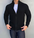 Sweater Zipper Long Sleeve Stand Collar jacket