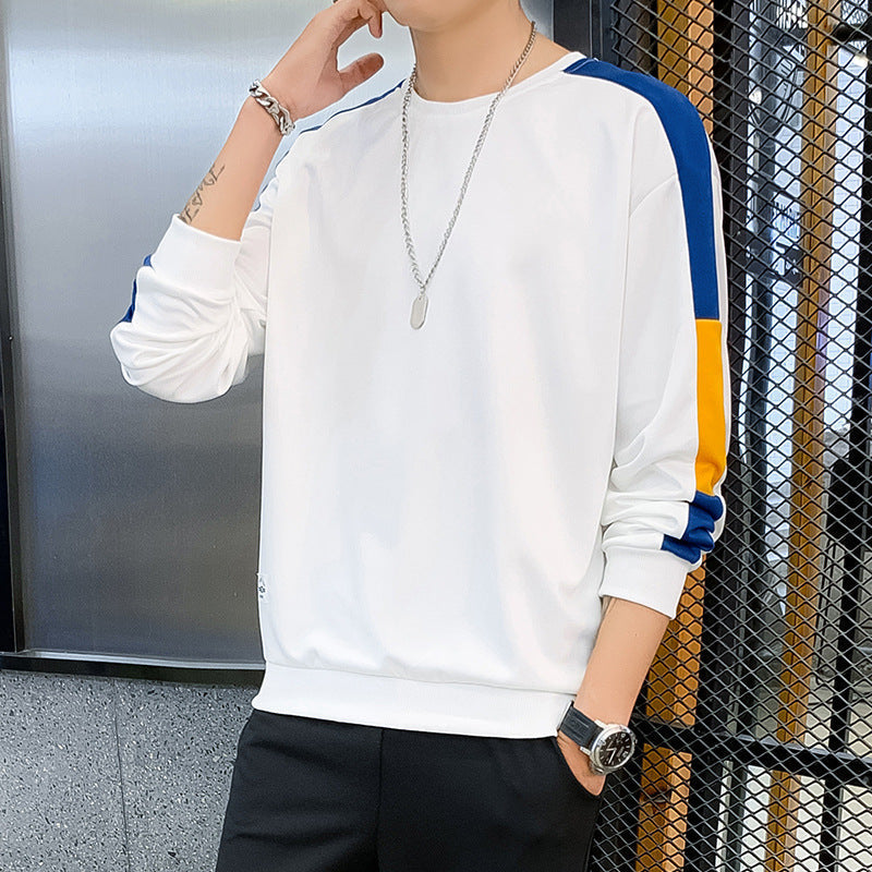 Sweatshirt Men's Round Neck Slim Long-sleeved T-shirt