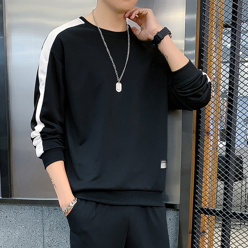 Sweatshirt Men's Round Neck Slim Long-sleeved T-shirt