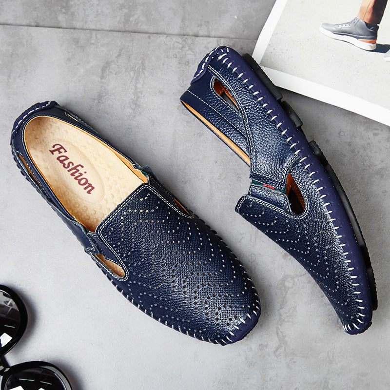 Large Size Casual Shoes With Hollow Vents