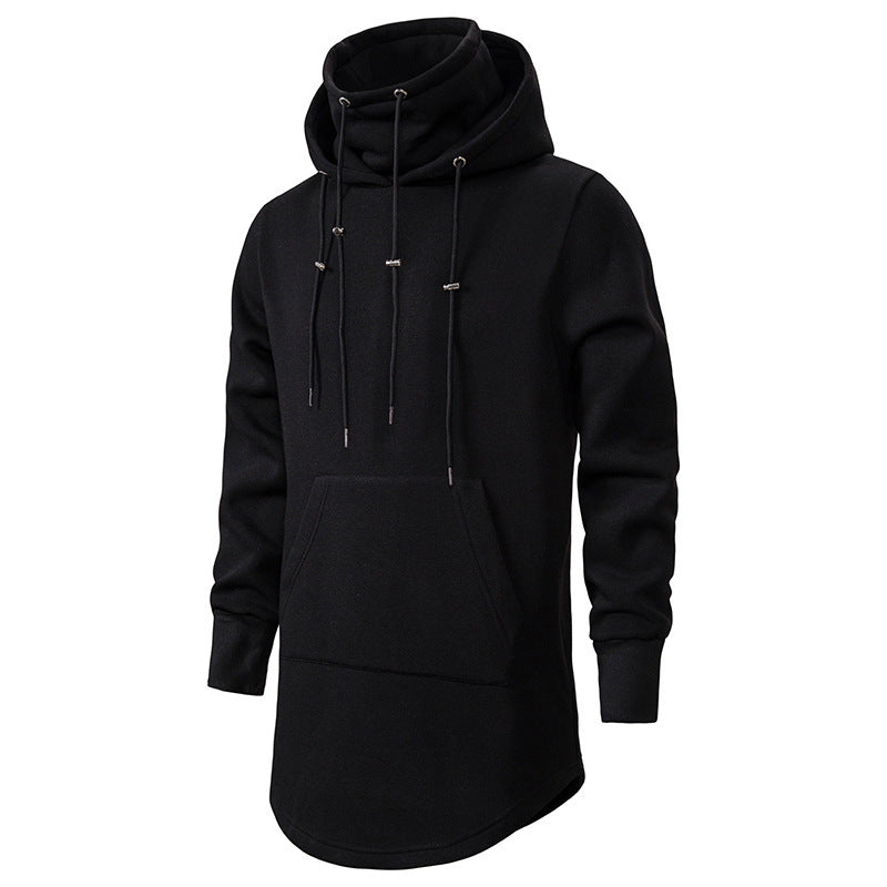 Men's Casual Hooded Sweater Long Pullover Sweater