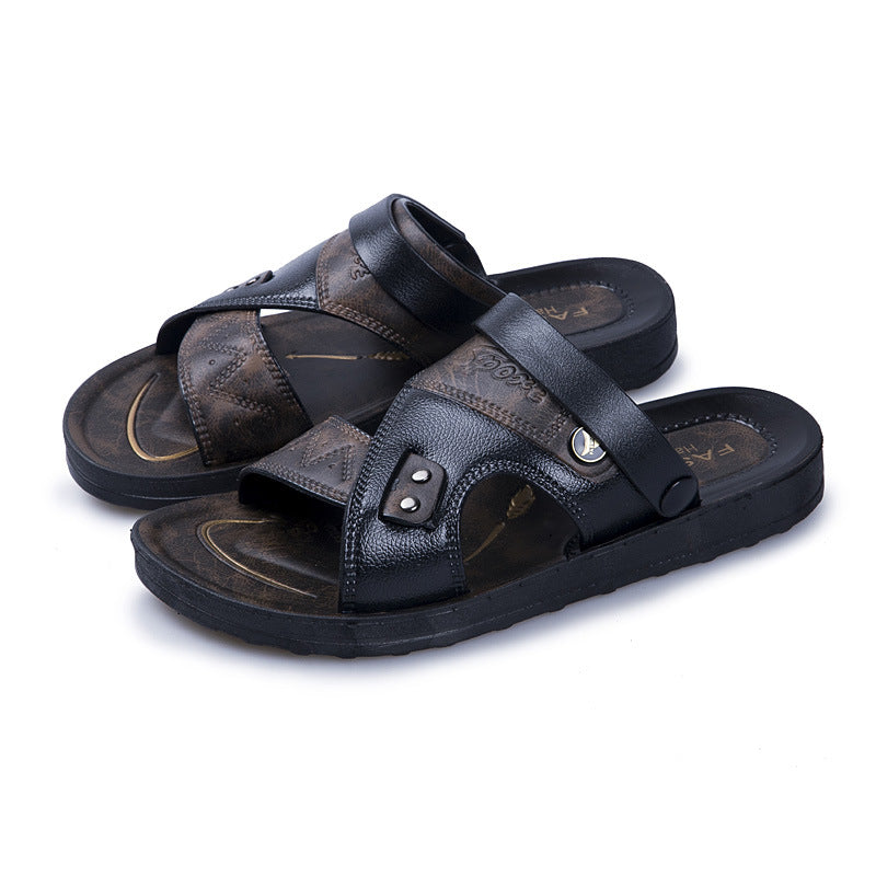 Men's Beach Shoes Wading Shoes Lightweight Breathable Soft Flat Sole