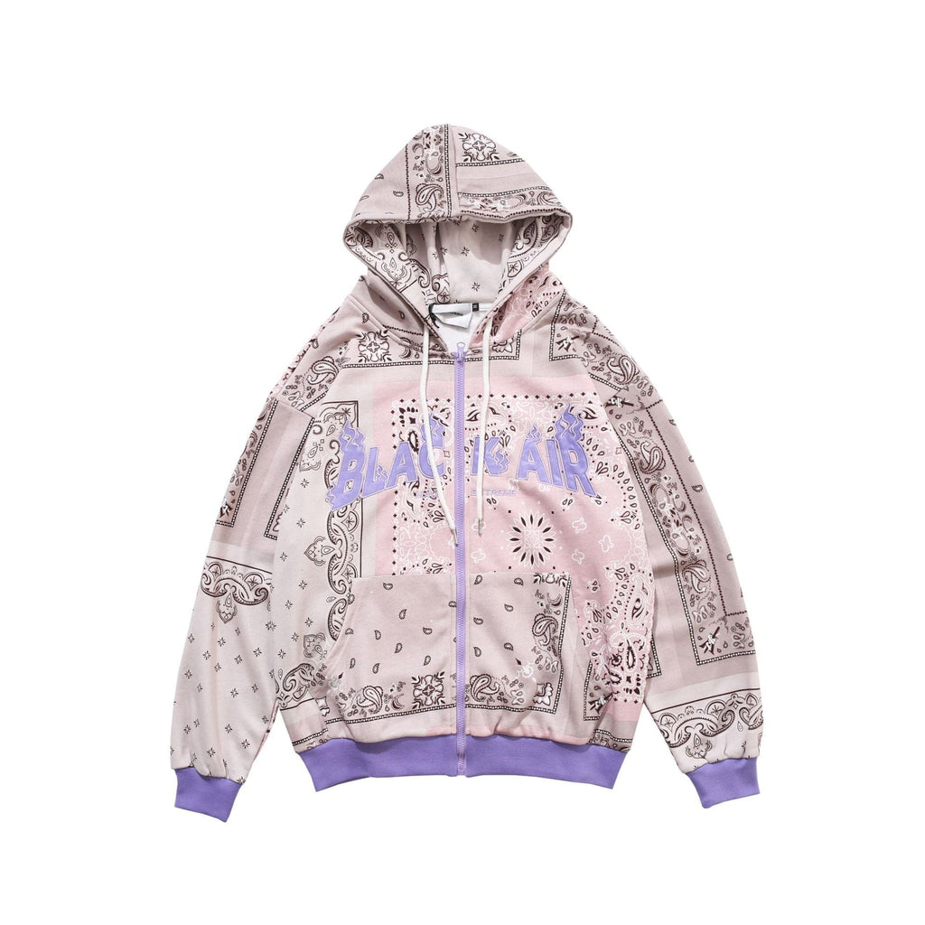 National Stitching Hooded Sweater High Street All-match Spring And Autumn Men's Jacket