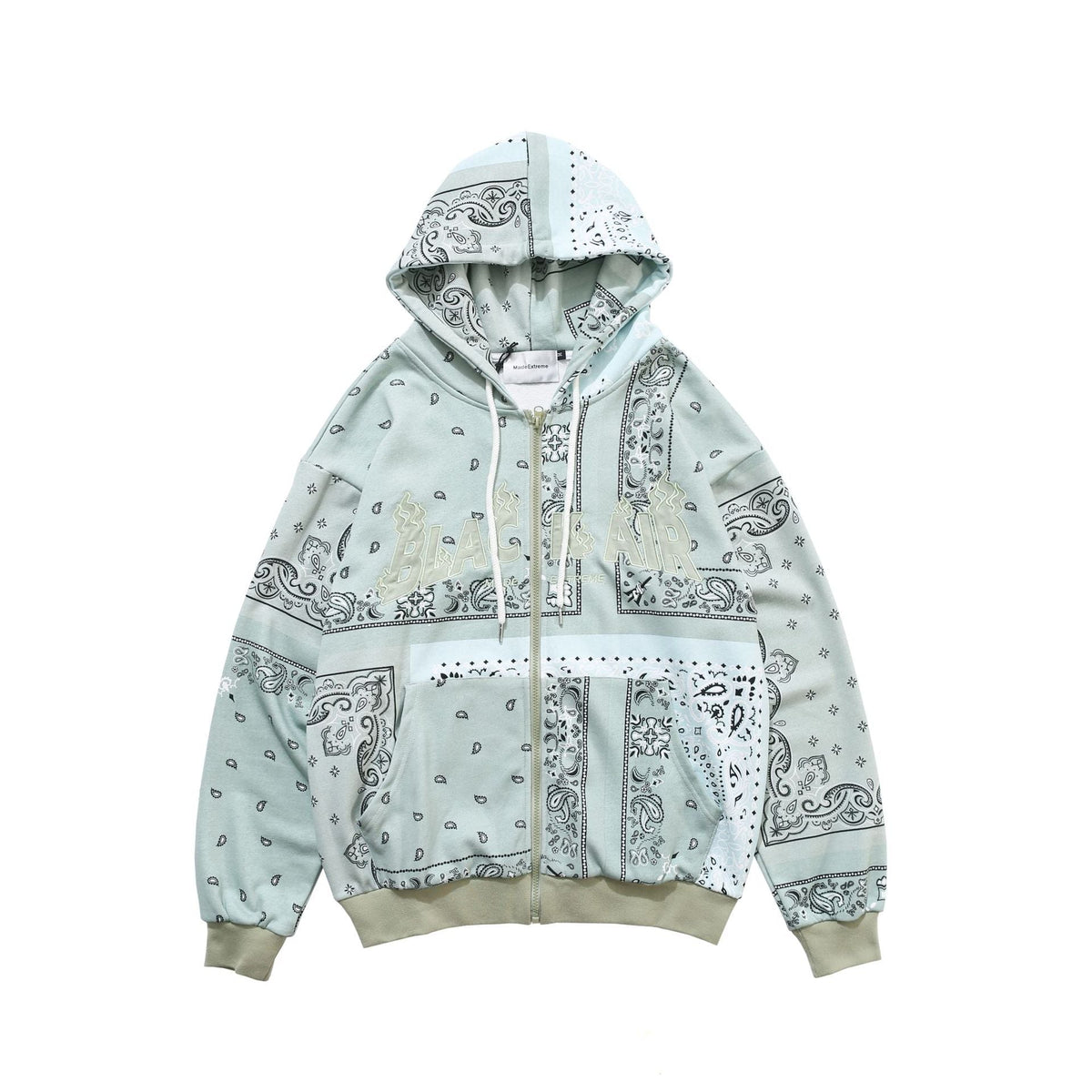National Stitching Hooded Sweater High Street All-match Spring And Autumn Men's Jacket