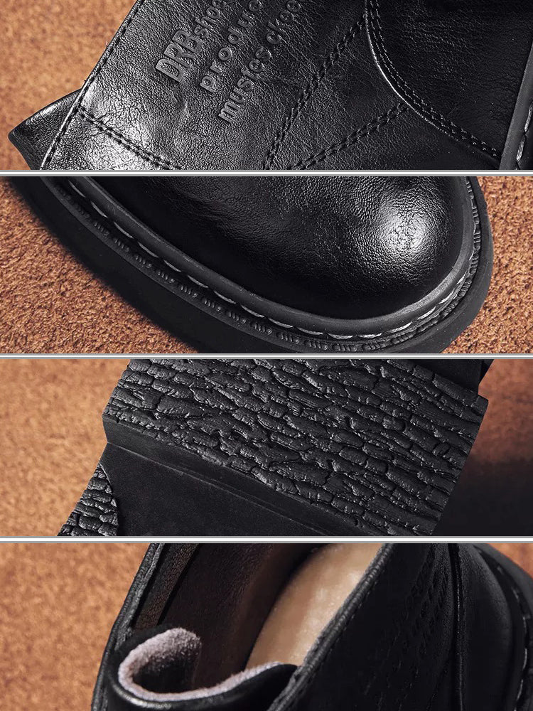 High-top Boots Black Overalls Boots Boys