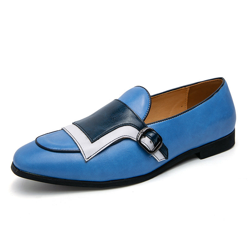 Personality Trendy Men's One Pedal Loafer Leather Shoes